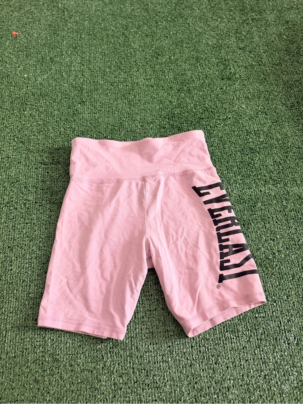 Everlast Pink High-Rise Bike Shorts with Side Logo